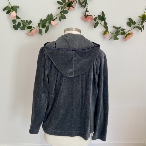 Karen Scott Grey Zip-Up Hoodie, PM - Picture 3 of 5